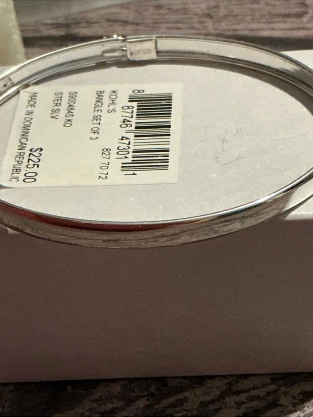 Sterling Silver Bangle Set - Picture 9 of 10